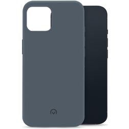 Mobilize Rubber Gelly Coque iPhone 13 Mini Coque arrière en TPU Souple - Matt Blue