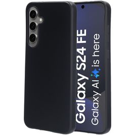 Mobiparts Classic Coque Samsung Galaxy S24 FE Coque arrière en TPU Souple - Noir