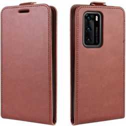Mobigear Huawei P40 Étui à rabat - Marron
