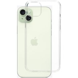 Mobiparts Classic Coque Transparente iPhone 15 Plus Coque arrière en TPU Souple - Transparent