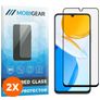 Mobigear Premium HONOR X7 Verre trempé Protection d'écran - Compatible Coque - Noir (Lot de 2)