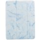 Mobigear Tri-Fold Marble Coque iPad 6 (2018) Etui + Porte-crayon - Bleu