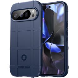 Mobigear Rugged Shield Coque Google Pixel 10 Pro Coque arrière en TPU Souple Anti-Chocs - Bleu
