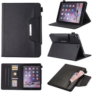 Mobigear Luxury Coque iPad 7 (2019) Etui + Porte-crayon - Noir