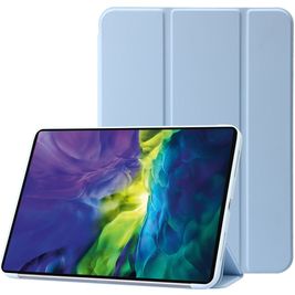 Mobigear Tri-Fold Gel Coque iPad 10 (2022) Etui en TPU,Similicuir - Bleu