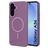 Mobiparts Slim Line Coque Samsung Galaxy A36 MagSafe Coque arrière Rigide - Imperial Purple