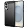 Mobigear Brushed Slim Coque Samsung Galaxy S25 Edge Coque arrière en TPU Souple - Noir