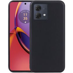 Mobigear Basics Coque Motorola Moto G85 Coque arrière en TPU Souple - Noir