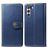 Mobigear Snap Button Housse Samsung Galaxy S21 FE Etui Porte-Monnaie - Bleu