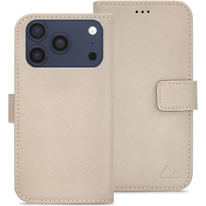 My Style Flex Wallet Housse iPhone 17 Pro Etui Porte-Monnaie - Warm Taupe