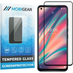 Mobigear Premium Wiko View 5 Plus Verre trempé Protection d'écran - Compatible coque - Noir