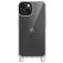 Mobigear Bungy Coque iPhone 13 Coque arrière Rigide - Argent