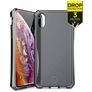 ITSkins SpectrumClear Coque iPhone XS Coque arrière en TPU Souple Anti-Chocs - Noir
