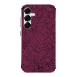 MIO Coque Samsung Galaxy S25 MagSafe Coque arrière Rigide - Berry Blooms