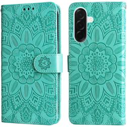 Mobigear Sunflower Housse Samsung Galaxy A37 Etui Porte-Monnaie - Vert