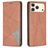 Mobigear Rhombus Slim Housse iPhone 17 Pro Etui - Marron