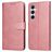 Mobigear Wallet Housse Samsung Galaxy A56 Etui Porte-Monnaie - Rose doré