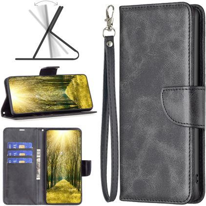 Mobigear Excellent Housse Motorola Moto E32s Etui Porte-Monnaie - Noir