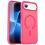 Mobigear Shockproof Coque iPhone Air MagSafe Coque arrière Rigide - Rose Red