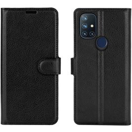Mobigear Classic Housse OnePlus Nord N10 5G Etui Porte-Monnaie - Noir