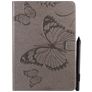 Mobigear Butterfly Coque iPad 9 (2021) Etui + Porte-crayon - Gris