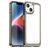 Mobigear Crystal Coque iPhone 15 Plus Coque arrière Rigide - Transparent / Gris