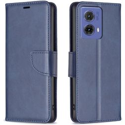 Mobigear Excellent Motorola Moto G85 Étui Portefeuille - Bleu