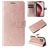 Mobigear Butterfly Housse iPhone 16 Pro Etui Porte-Monnaie - Rose doré