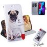 Mobigear Design iPhone 12 Pro Étui Portefeuille - Chien