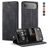 CaseMe 013 Housse iPhone Air Etui Porte-Monnaie - Noir