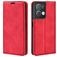 Mobigear Retro Slim OPPO Reno 8 Pro 5G Étui Portefeuille - Rouge