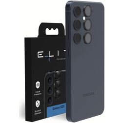Elite Samsung Galaxy S25 Verre trempé Protection Objectif Caméra - Compatible Coque - Noir