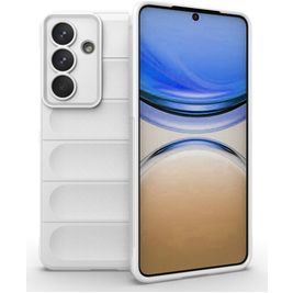 Mobigear Bumpy Coque Samsung Galaxy S26 Plus Coque arrière en TPU Souple - Blanc