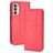 Mobigear Sensation Housse Motorola Moto G82 Etui Porte-Monnaie - Rouge