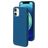 Mobiparts Coque iPhone 12 Coque arrière en Silicone - Blueberry Blue