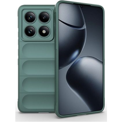 Mobigear Bumpy Xiaomi 14T Pro TPU souple Coque arrière - Vert
