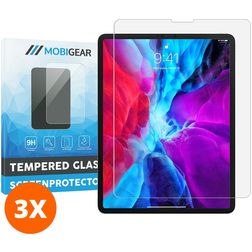 Mobigear iPad Pro 12.9 Pouces (2018) Verre trempé Protection d'écran - Compatible Coque (Lot de 3)