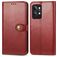 Mobigear Snap Button Housse Realme GT2 Pro Etui Porte-Monnaie - Rouge