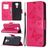 Mobigear Butterfly Housse Xiaomi Redmi Note 9 Etui Porte-Monnaie - Magenta