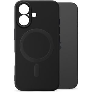 My Style Protective Flex Coque iPhone 16 MagSafe Coque arrière en TPU Souple - Noir