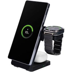 Mobiparts Foldable Station de recharge Sans fil Qi 15W - Noir