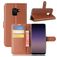 Mobigear Classic Housse Samsung Galaxy A8 (2018) Etui Porte-Monnaie - Cognac