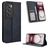 Mobigear Sensation Housse OPPO Reno 12 Pro Etui Porte-Monnaie - Bleu