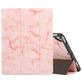 Mobigear Tri-Fold Marble Coque iPad 6 (2018) Etui + Porte-crayon - Rose