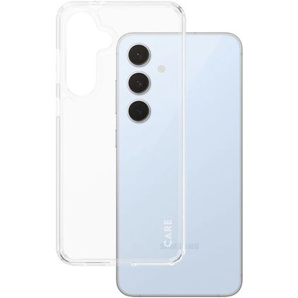 CARE by PanzerGlass Flagship Coque Transparente Samsung Galaxy S24 FE Coque arrière Rigide - Transparent