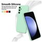 Mobigear Colors Coque Samsung Galaxy M55 Coque arrière en Silicone - Vert