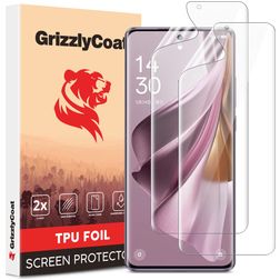 GrizzlyCoat OPPO Reno 10 Pro Hydrogel TPU Protection d'écran - Compatible coque (Lot de 2)