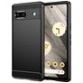 Mobigear Brushed Slim Coque Google Pixel 7a Coque arrière en TPU Souple - Noir