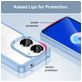 Mobigear Crystal Coque ASUS Zenfone 9 Coque arrière Rigide - Transparent / Bleu