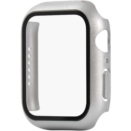 Mobigear Colors Coque Apple Watch - 40 mm Coque Rigide - Argent